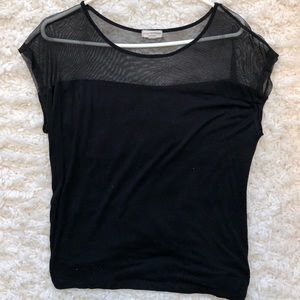 LIKE NEW Mesh Black Juniors Shirt